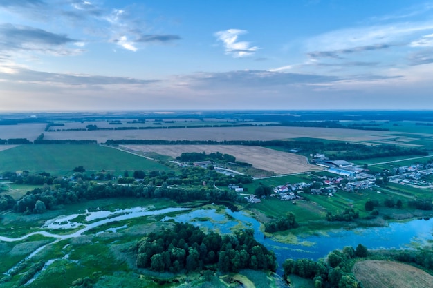 Típica paisagem lisa russa