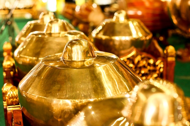 Un tipo de Gamelan, instrumento musical tradicional javanés