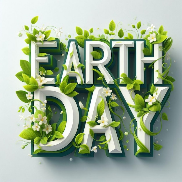Tipografía del Día de la Tierra