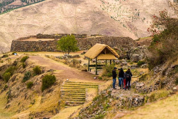 Tipon archäologischer Park Quispicanchi in der Nähe von Cusco Peru