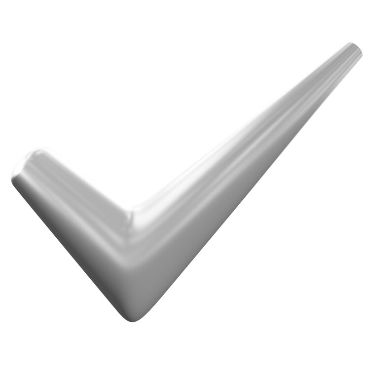 Foto tique o símbolo do sinal 3d isolado