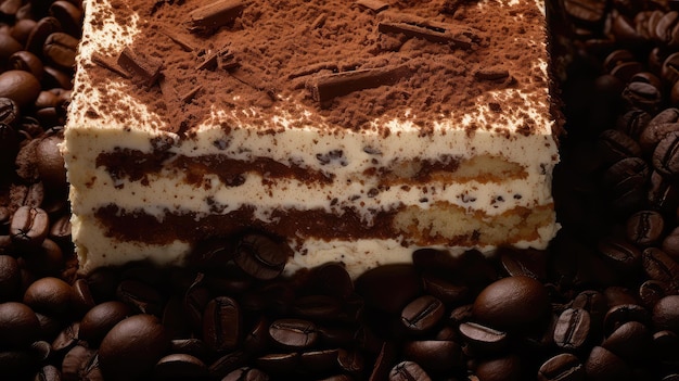 Tiramisu en capas para el postre