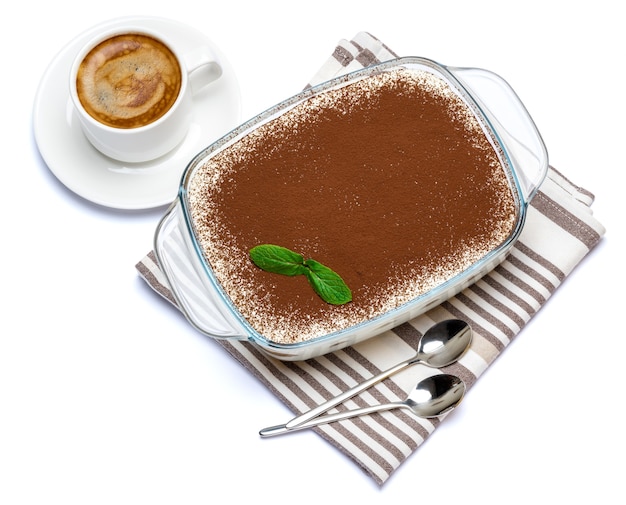 Tiramisu Dessert in Glasbackform