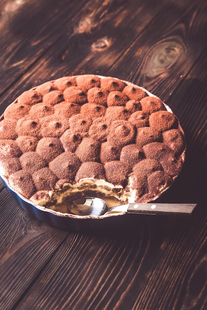 Tiramisu na assadeira