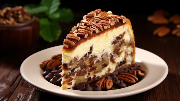 Tiramisu sobremesa HD 8K papel de parede Imagem fotográfica