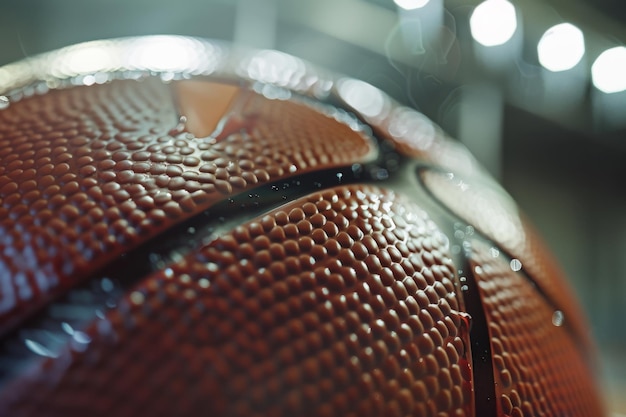 Foto tiro de basquetebol em close-up