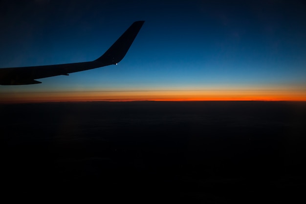 Tiro de uma janela de avião