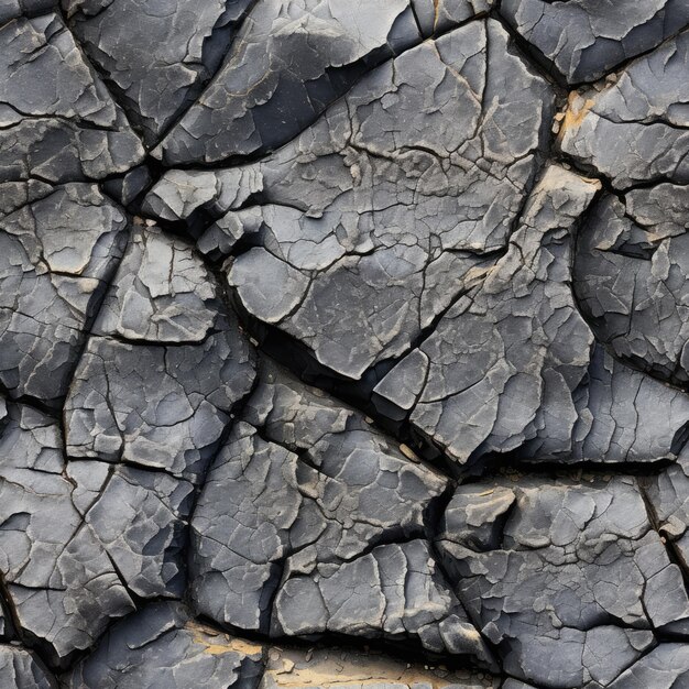 Foto tiro macro da textura em um pedaço de pedra basáltica