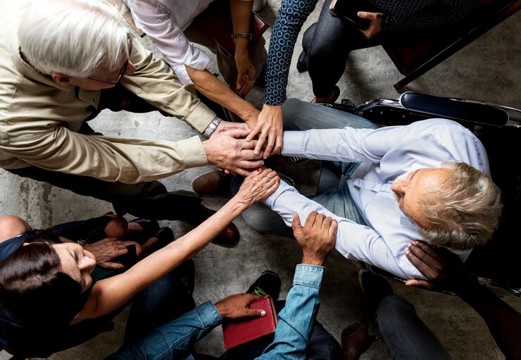 Foto tiro religioso diverso