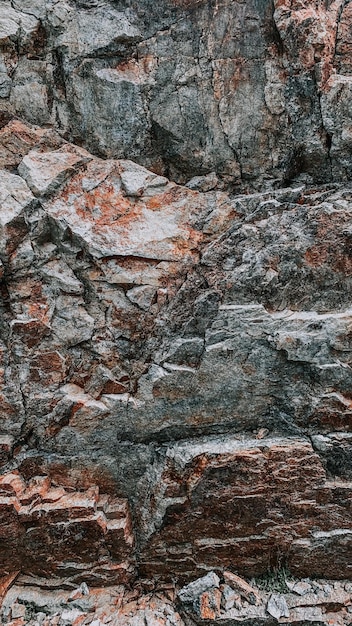 Tiro vertical de un fondo de textura de roca