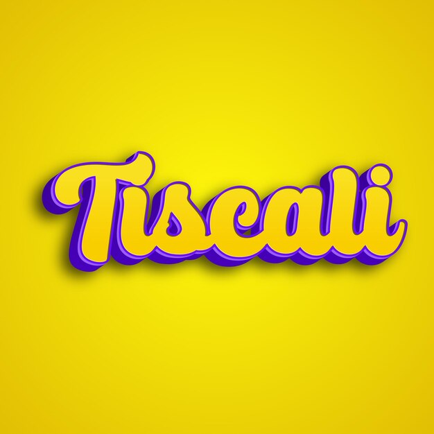 Foto tiscali tipografía diseño 3d amarillo rosa blanco fondo foto jpg.