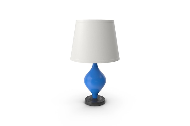 Tischlampe blau