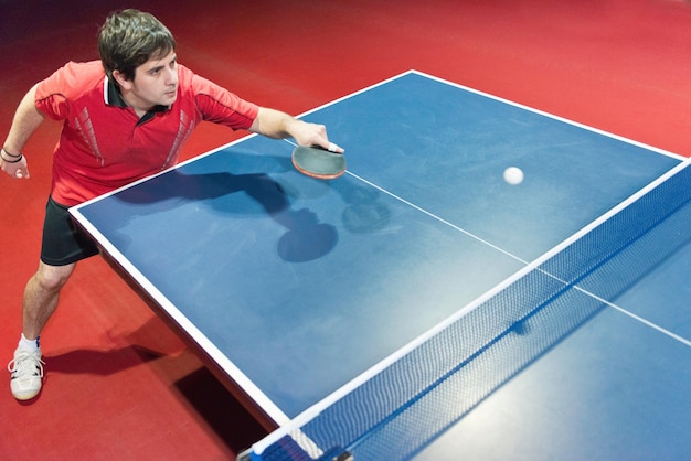 Tischtennisspiel