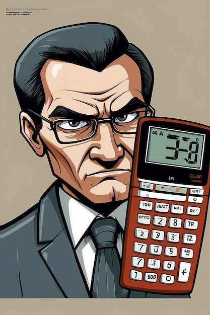 Titel Angry Calculator Zeichentrickfilm