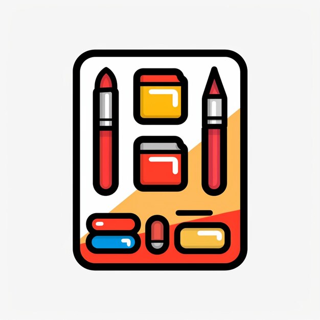 Títulos creativos de conjuntos de iconos para diseños de aplicaciones móviles