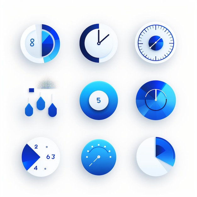 Foto títulos criativos de conjuntos de ícones para projetos de aplicativos móveis