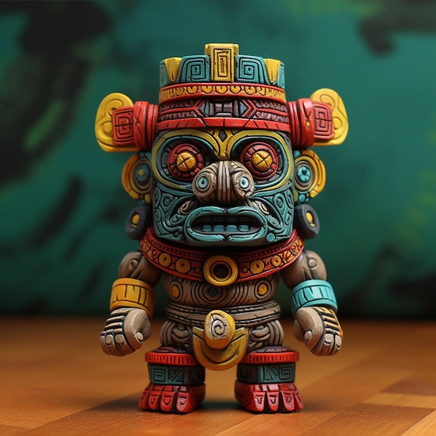 Foto tlaloc dios azteca de la lluvia