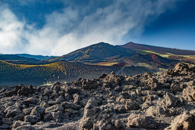 Ätna-Vulkan-Caldera-Landschaft