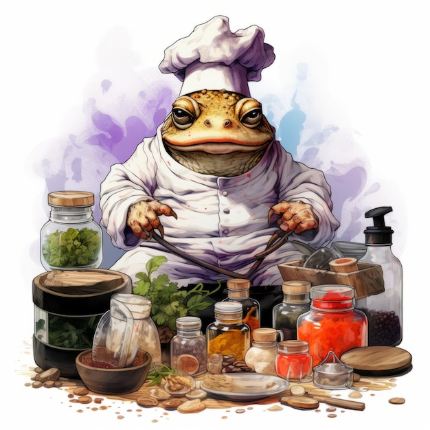 Toad Chef dominando a arte da alquimia culinária Uma aventura picante em uma grelha