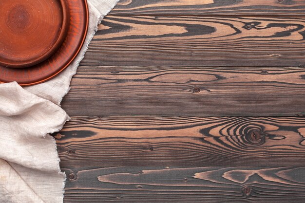Toalha de mesa em madeira