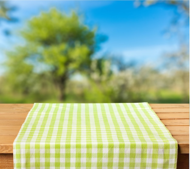 Toalha de mesa para servir de fundo de comida