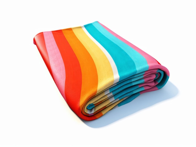 toalha de praia colorida