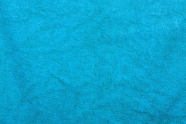 Toalla de baño azul textura de fondo textil para diseño y decoración extreme closeup