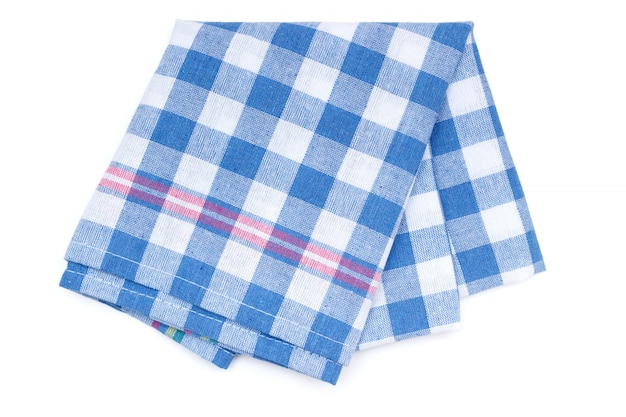 Toalla de cocina con estampado de patchwork azul