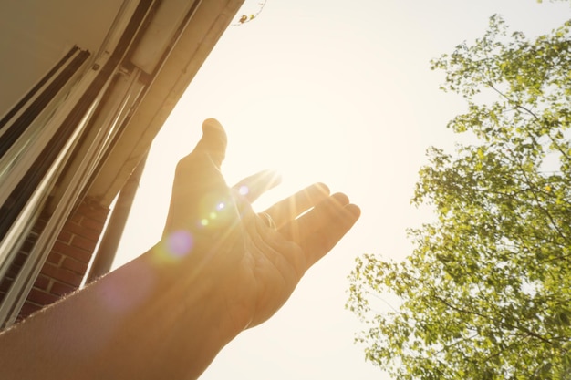 Tocando o céu e o sol