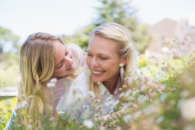 Tochter Mutter Lebensstil zu Hause