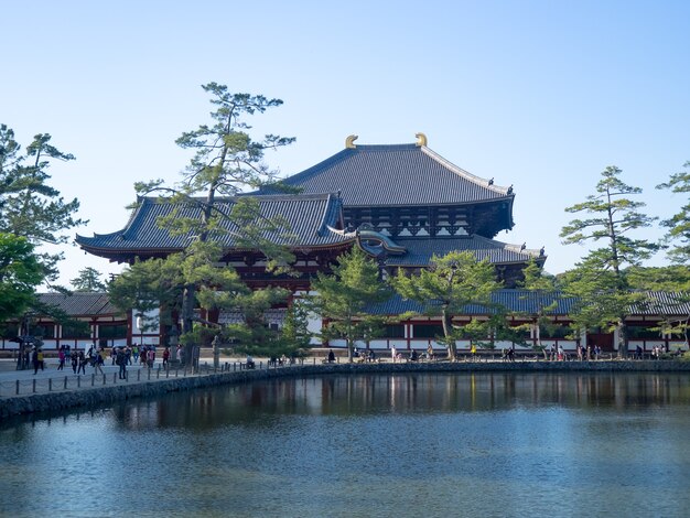 Todai-ji-Tempellandschaft in Nara, Japan.