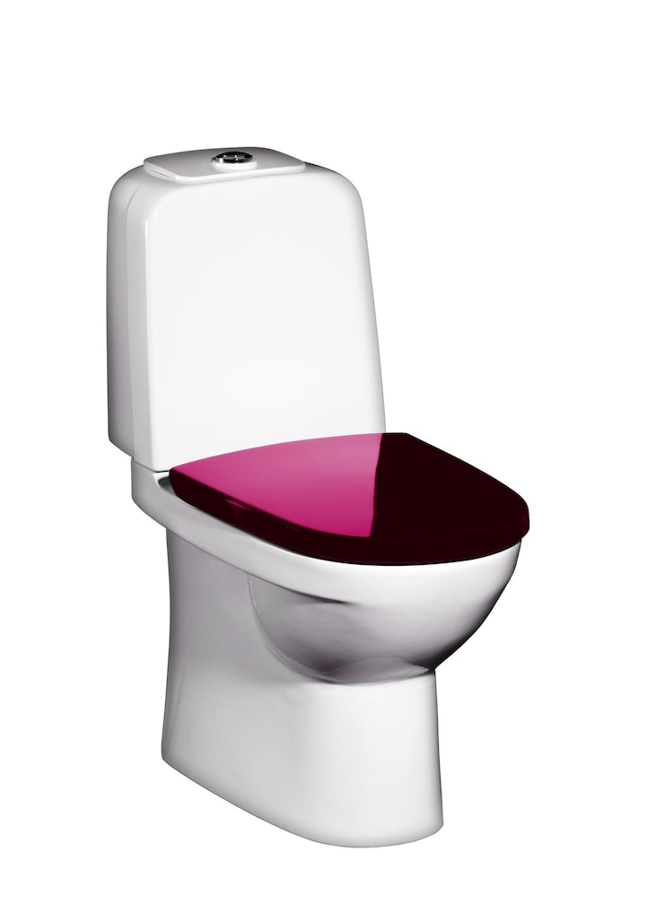 Foto toilettenschüssel getrennt auf weiß