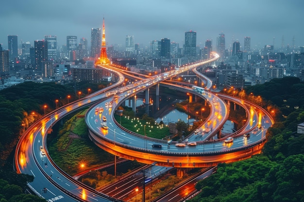 Tokio in der Nacht