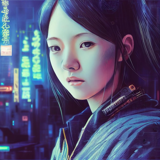 Tokyo City by Night Anime e Manga desenho ilustração cidade vê personagens olhando para a cidade