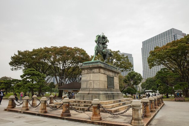 Tokyo, JAPAN-October 22, 2016:Kusunoki Masashige-Statue