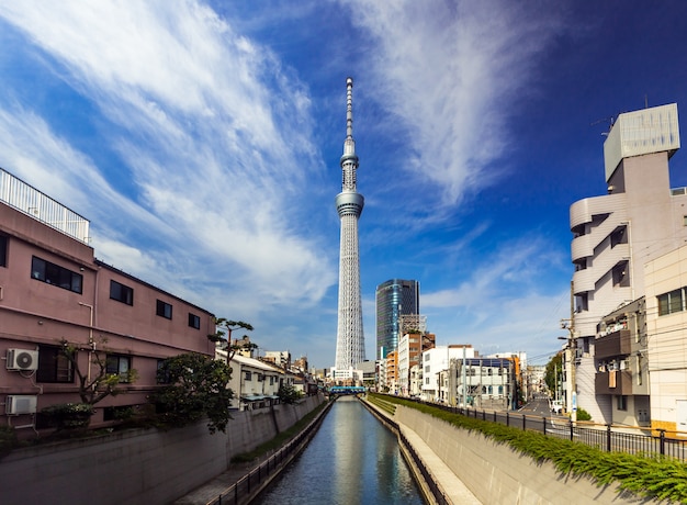 Tokyo japão no dia ensolarado