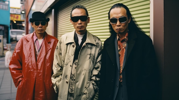 Tokyo Vice Cinematic Japanische Mafia-Kriminelle in Japan und Tokyo Gangsters-Verbrechersyndikate