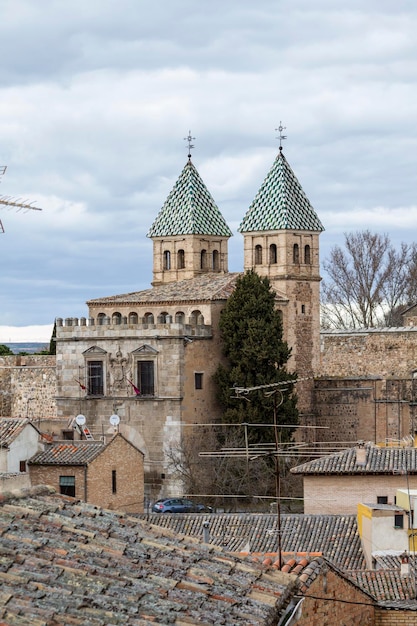 Toledo, Kaiserstadt. Blick von der Wand, Dach des Hauses