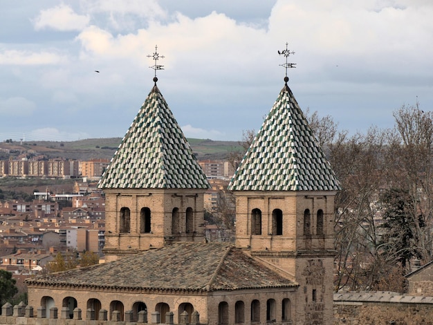 Toledo Luftaufnahme der mittelalterlichen Altstadt (UNESCO-Weltkulturerbe) Spanien