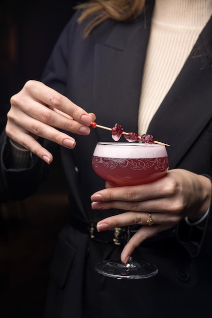 Tolle alkoholische Cocktail-Close-up