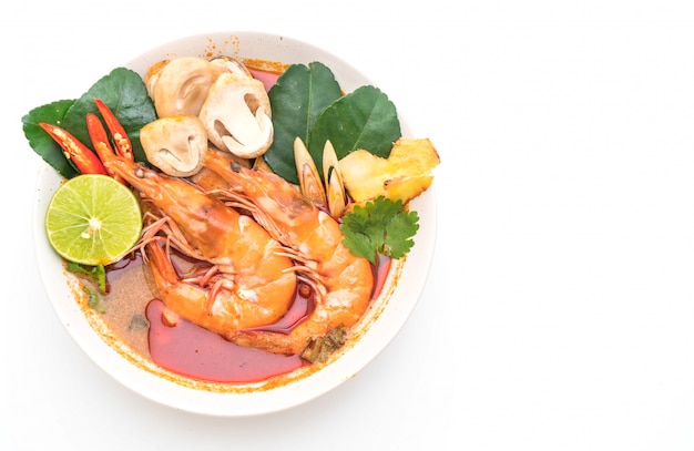 Tom Yum Goong würzige saure Suppe