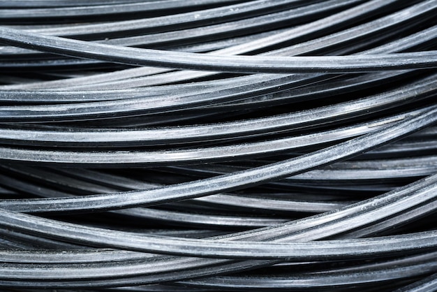 Toma de fotograma completo de cables