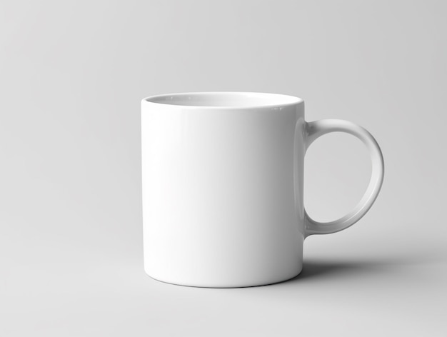 Foto una toma en primer plano de una maqueta de taza de café simple