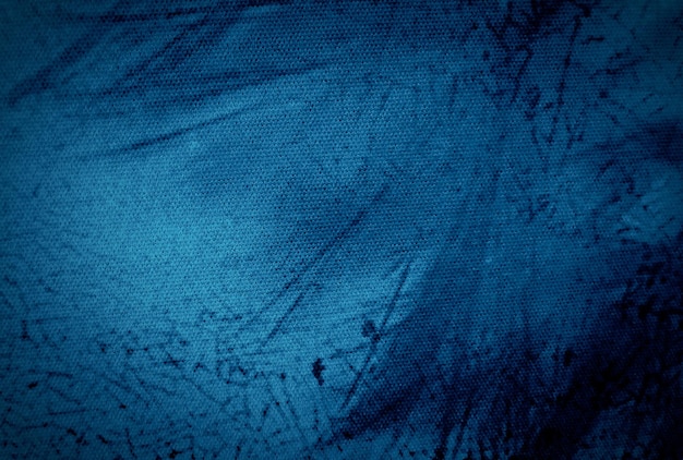 Tomada completa de la pared azul