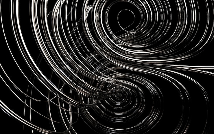 Foto tomada completa de la pintura de luz