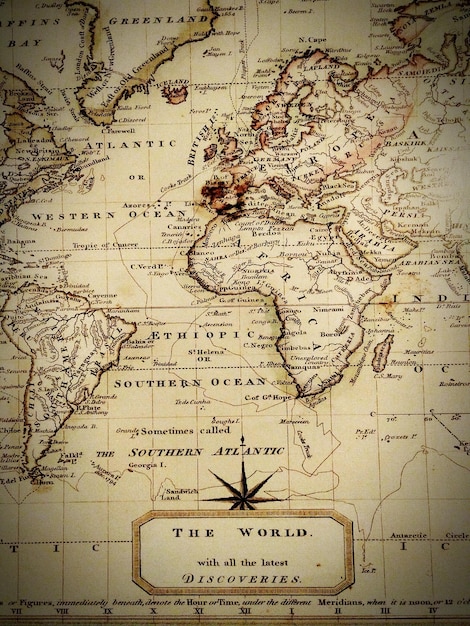 Tomada de cuadro completo del mapa