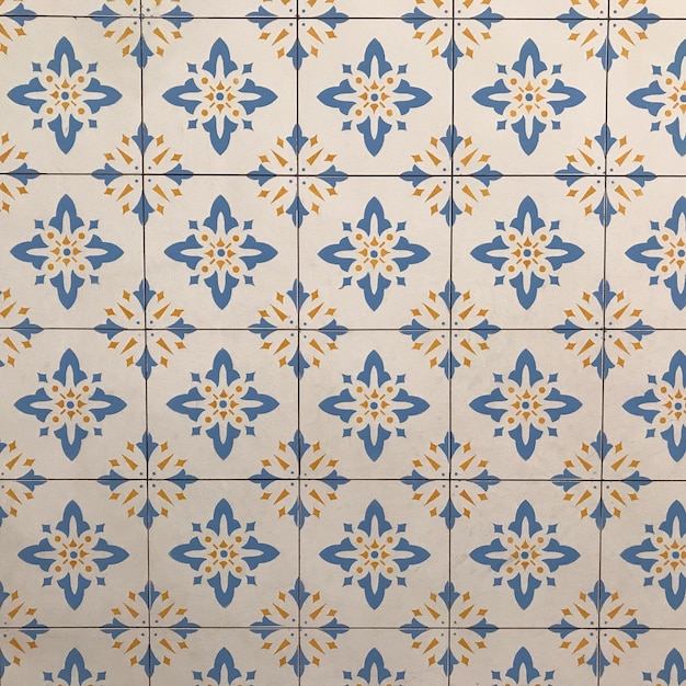 Tomada de cuadro completo del patrón azul