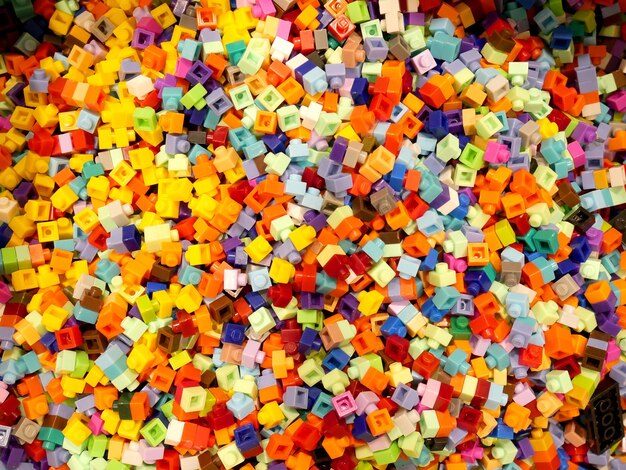 Tomada de cuadro completo de patrón multicolor