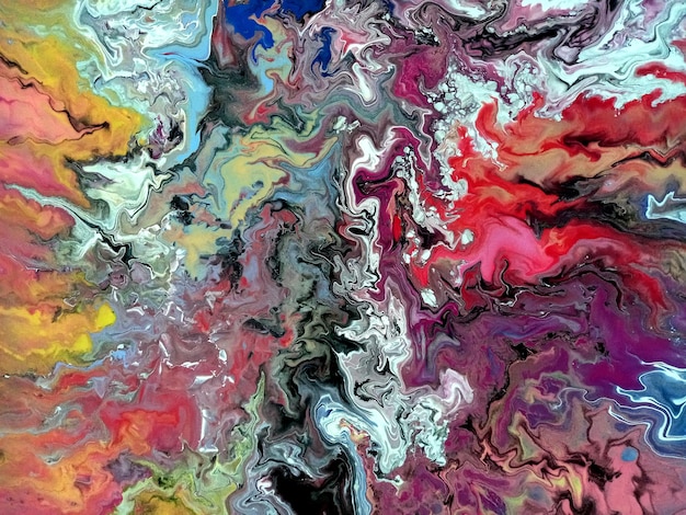 Tomada de cuadro completo de pintura azul