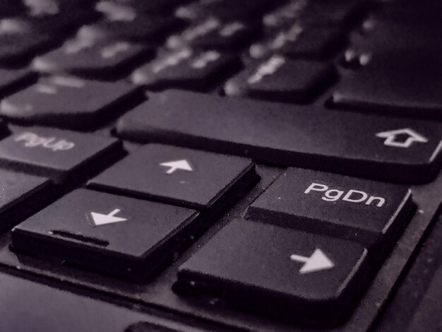 Tomada de cuadro completo del teclado